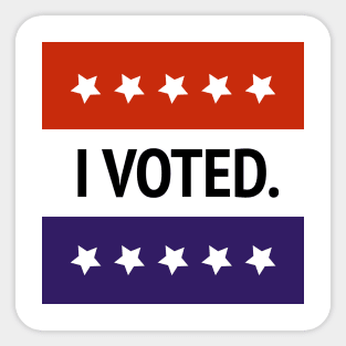 United States Election - I Voted Sticker
